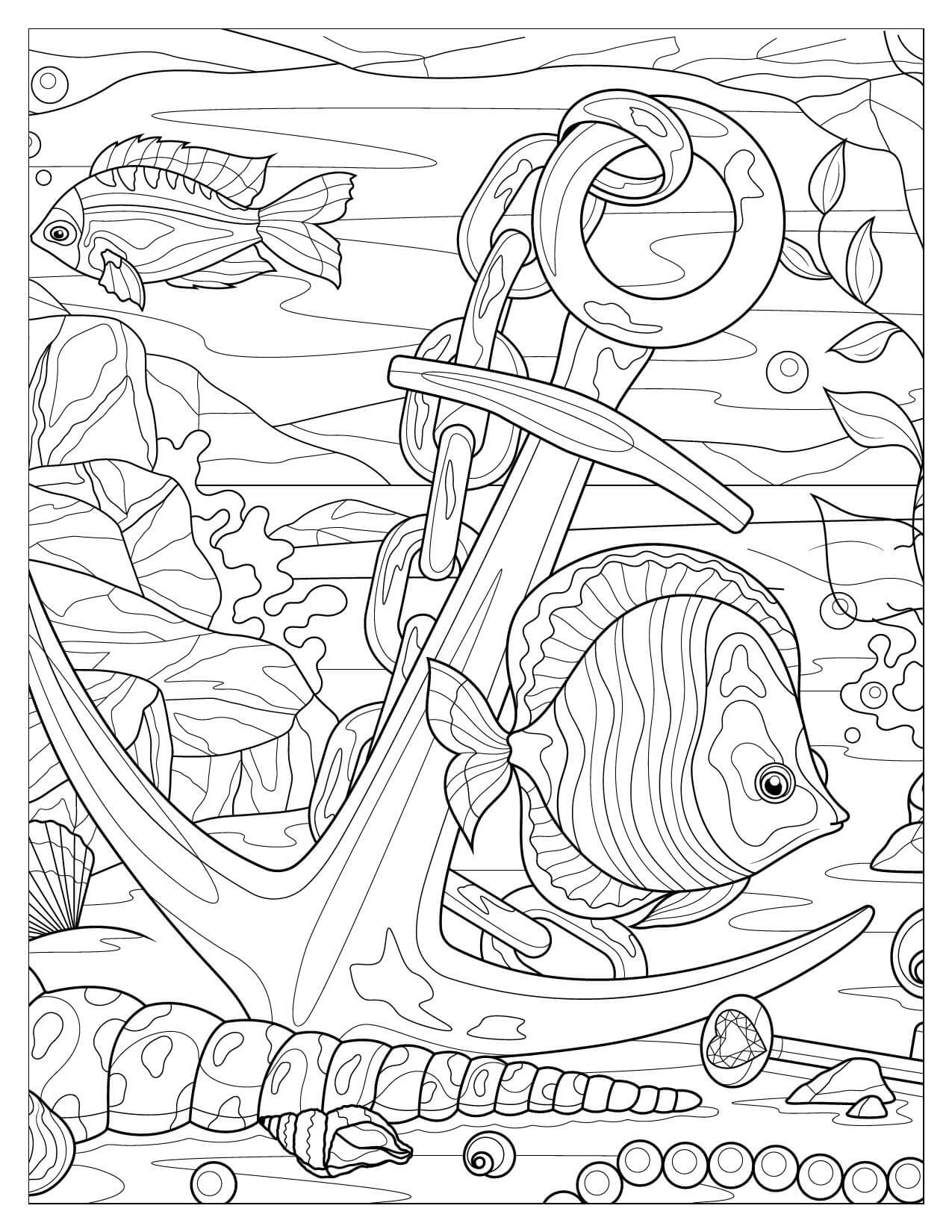 Deep Sea Coloring Pages | Explore Underwater Wonders