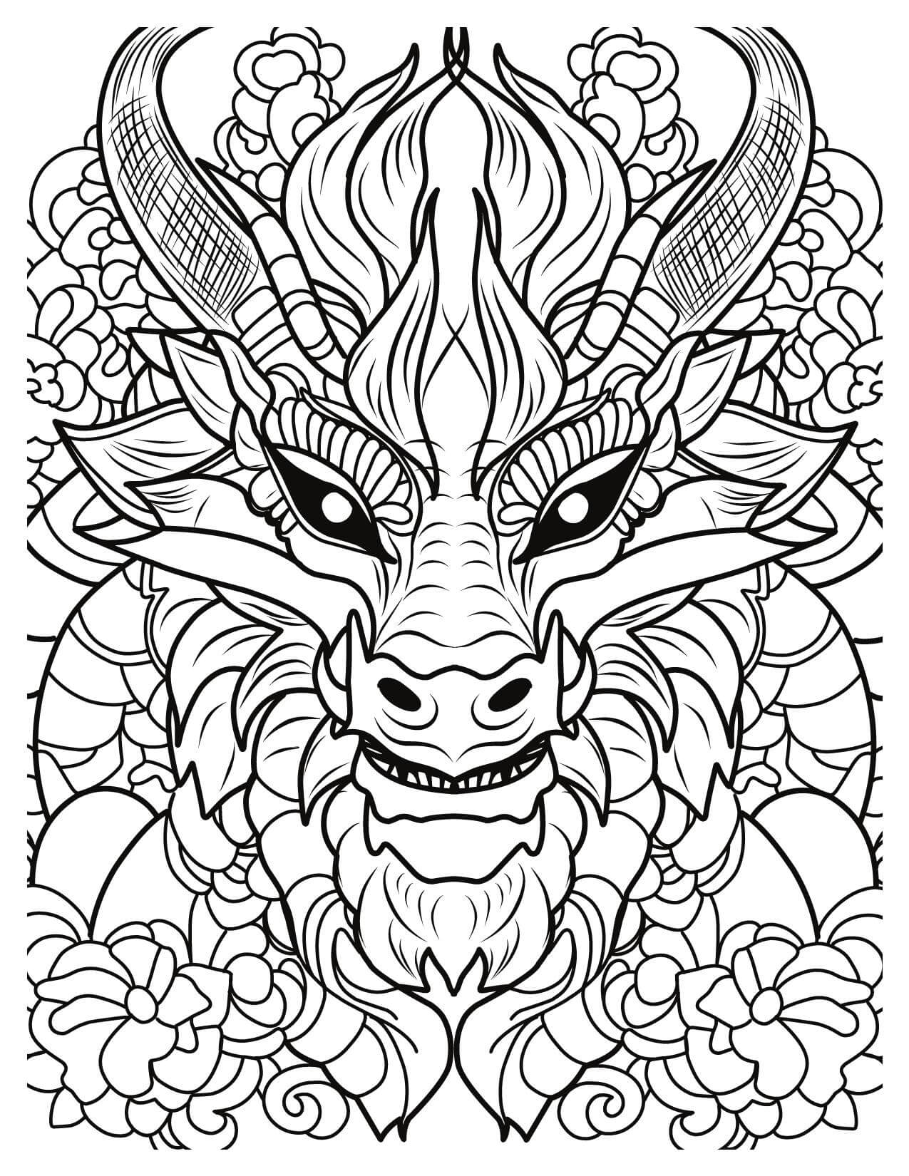 Dragon Coloring Pages | Mythical Adventures Await