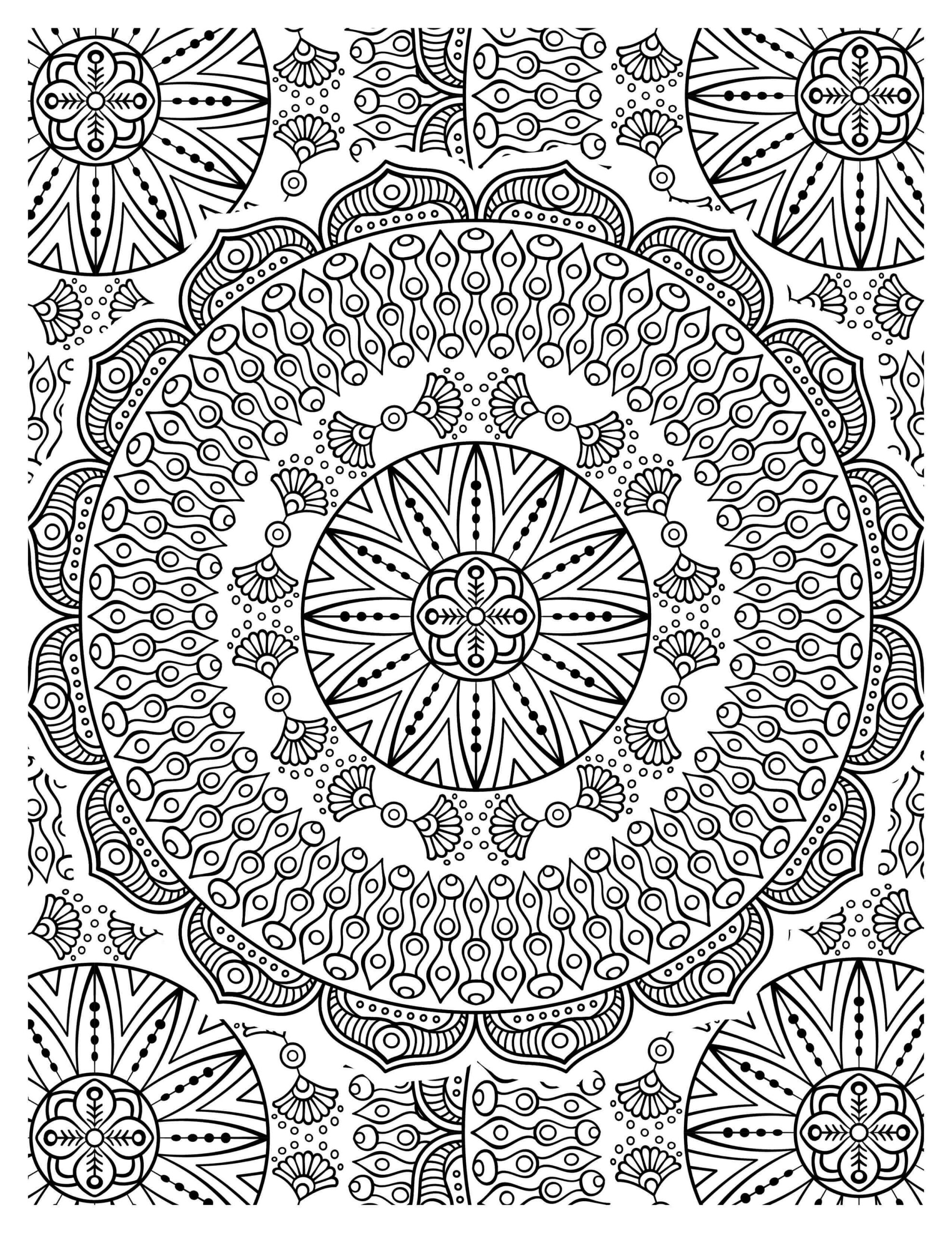 Mindful Mandala Coloring Pages: Relaxation And Creativity