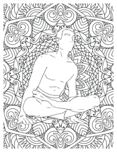 Harmonious Yoga Pose Coloring Pages For Relaxing Moments