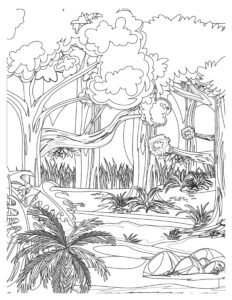 Enchanted Forest Coloring Pages: Creative Designs for All Ages