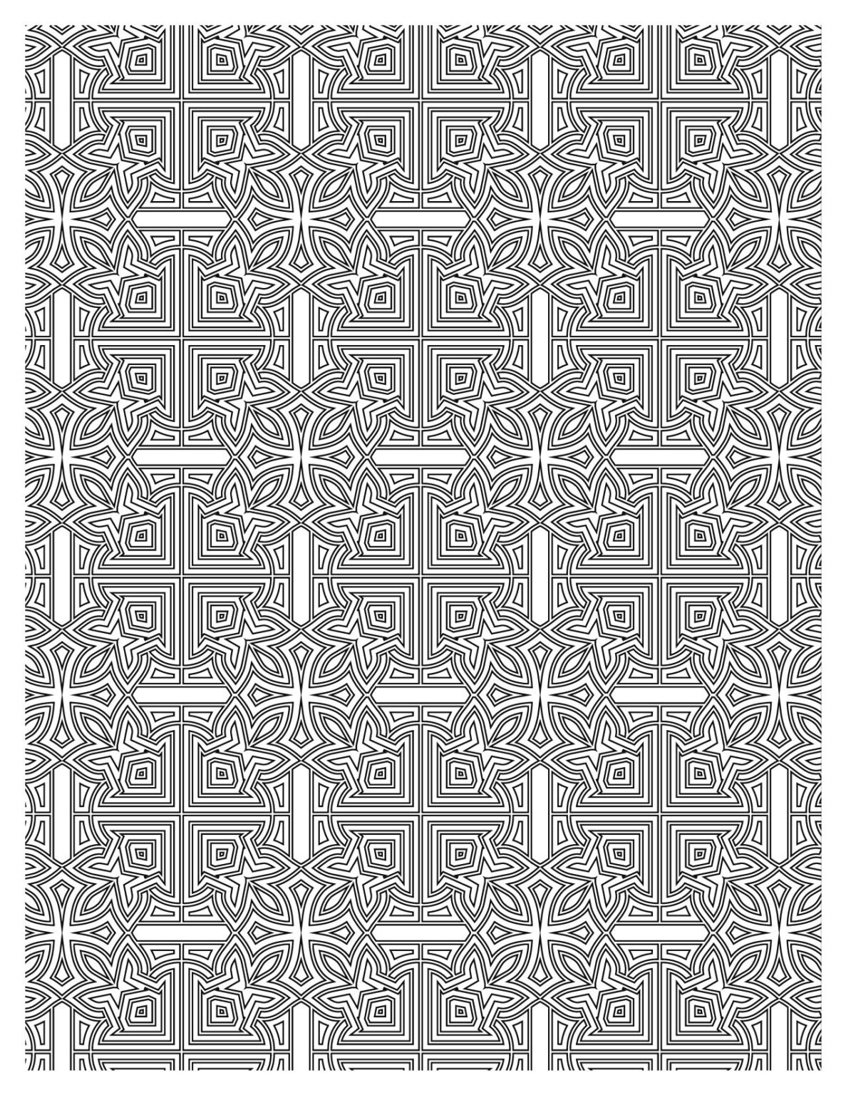 Geometric Pattern Coloring Pages | Unleash Your Creativity!