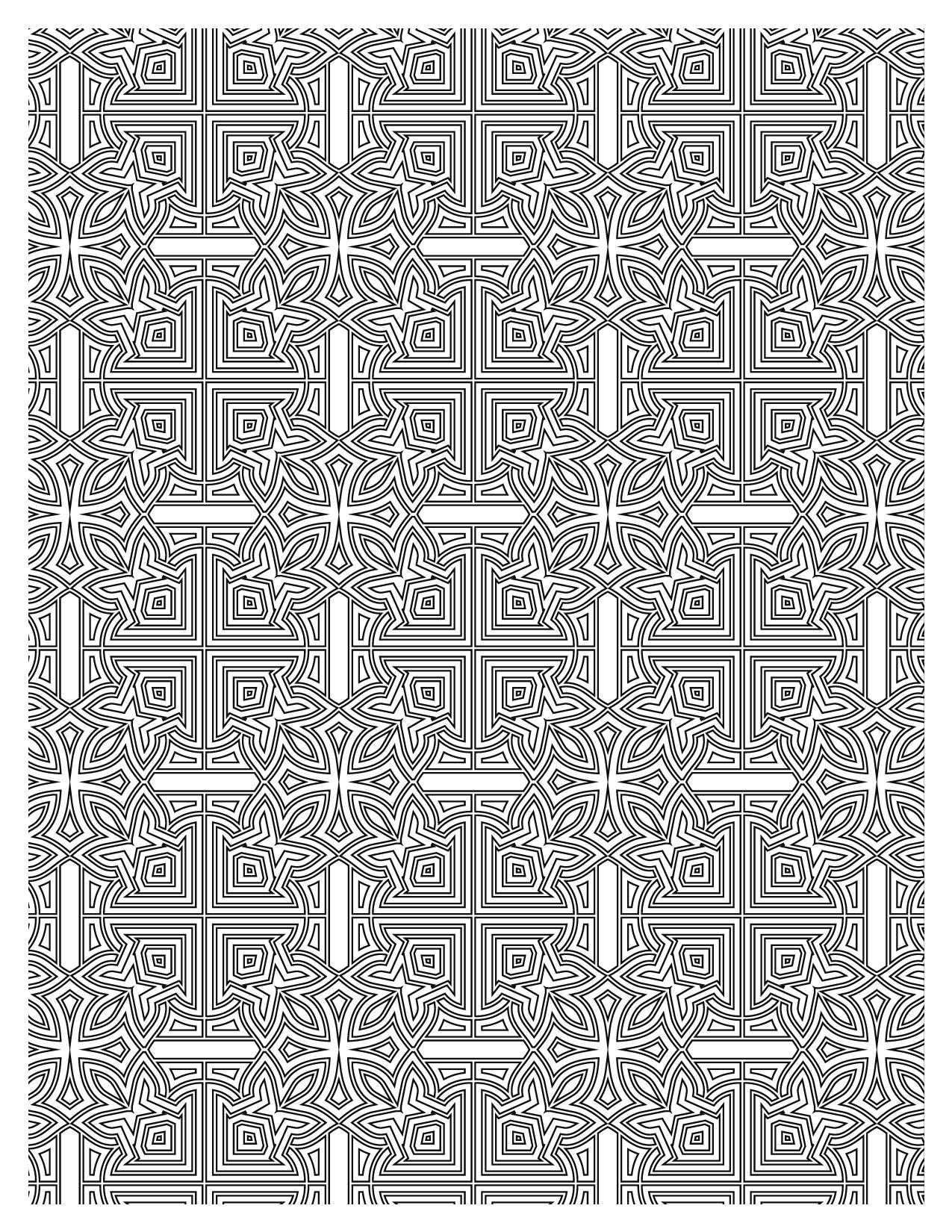 Geometric Pattern Coloring Pages | Unleash Your Creativity!