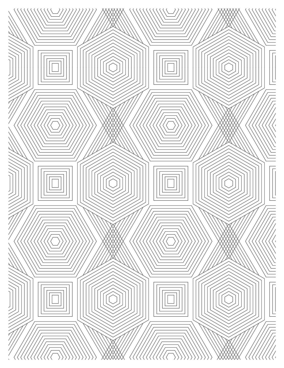 Geometric Pattern Coloring Pages | Unleash Your Creativity!