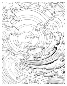 Ocean Coloring Page: Dive into Underwater Creativity