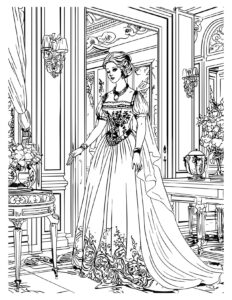 Victorian Coloring Pages | Printable For Kids And Adults