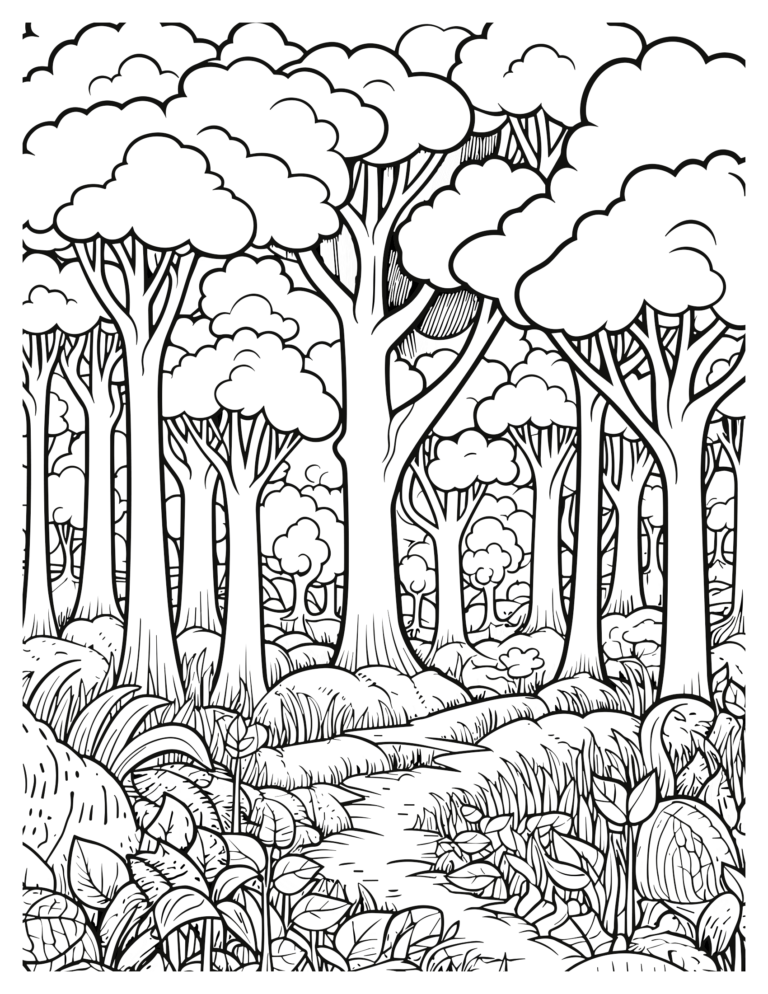 Tree of Life Coloring Pages for All Ages | Educational and Artistic