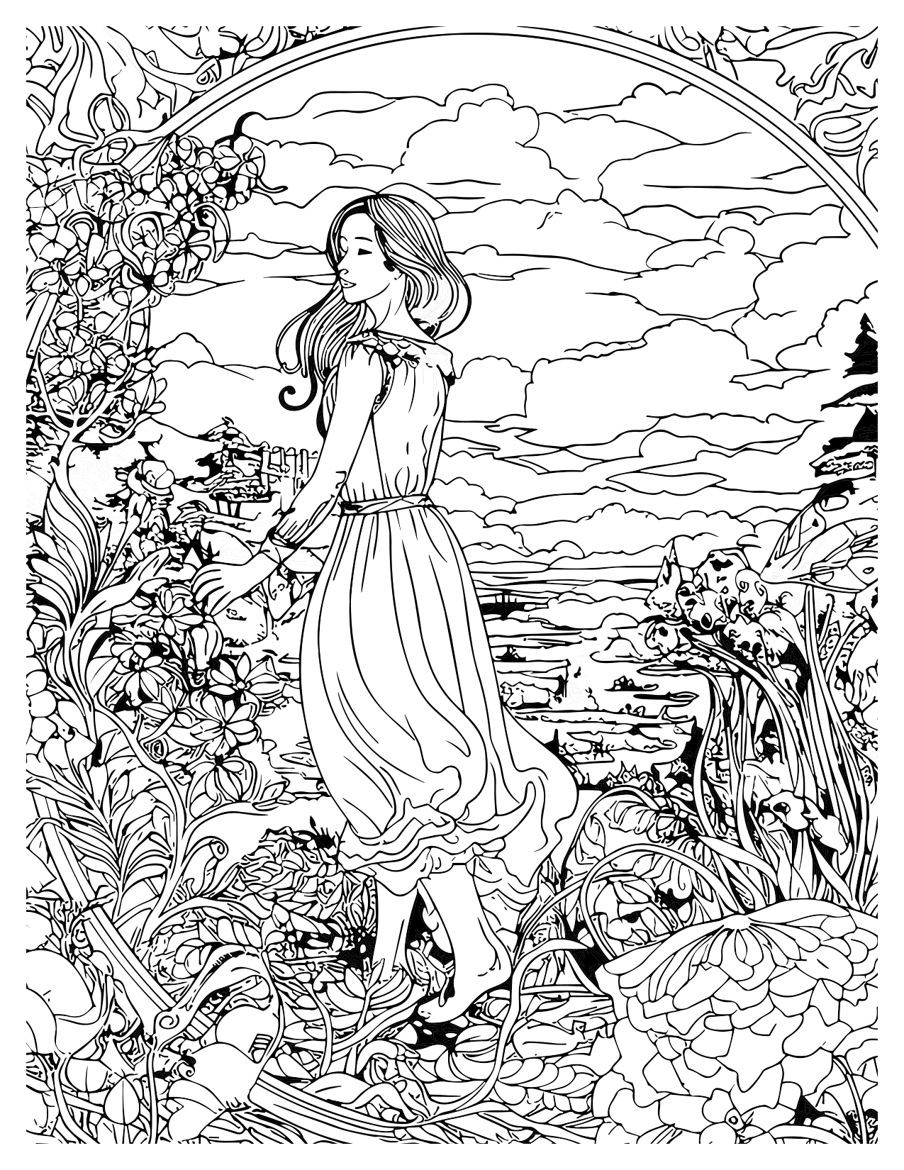Plant Coloring Pages: Creative Botanical Designs for All Ages