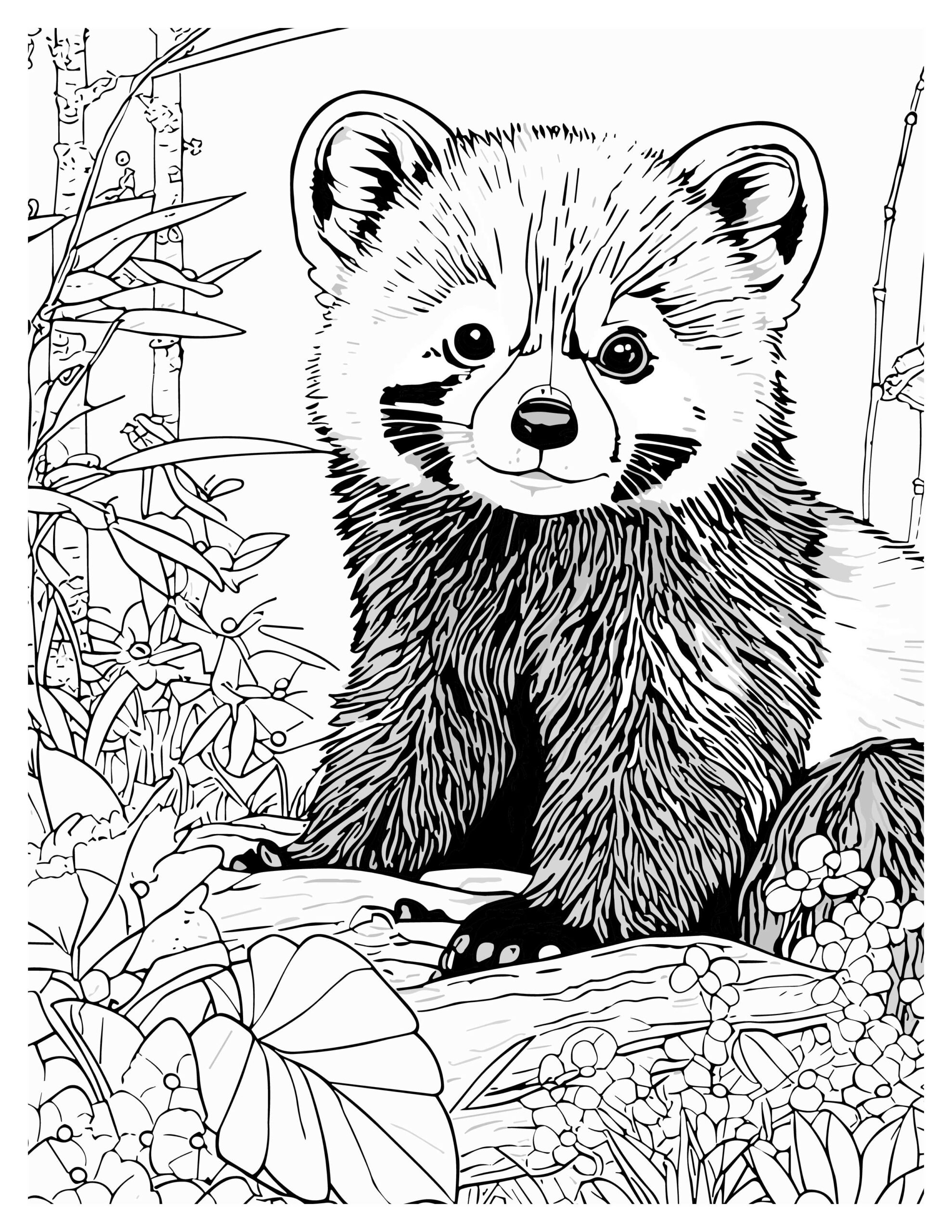 Bear Adventure Coloring Pages for Kids : Roaring Fun