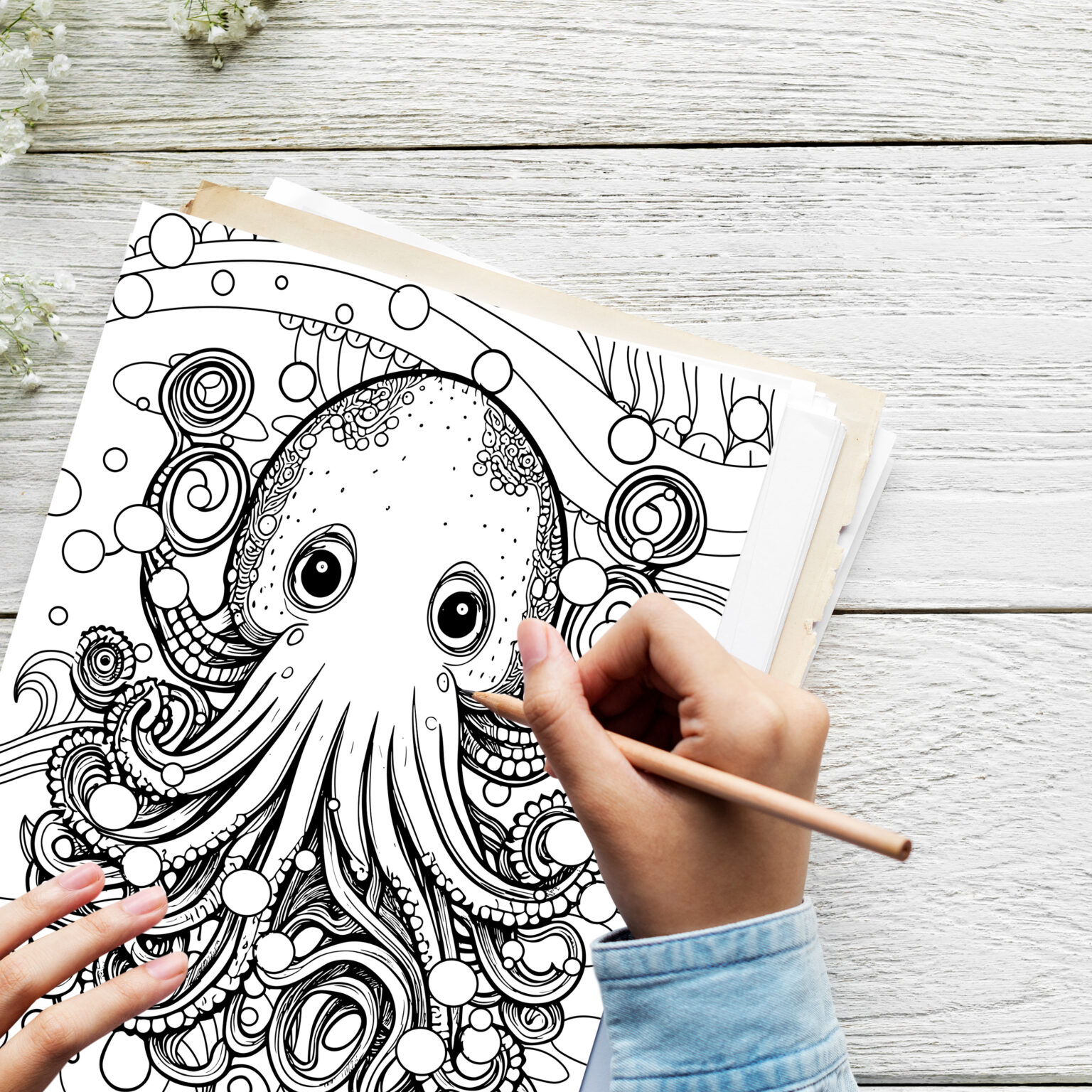 Majestic Oceanic Depths Coloring Pages | Discover The Mysteries