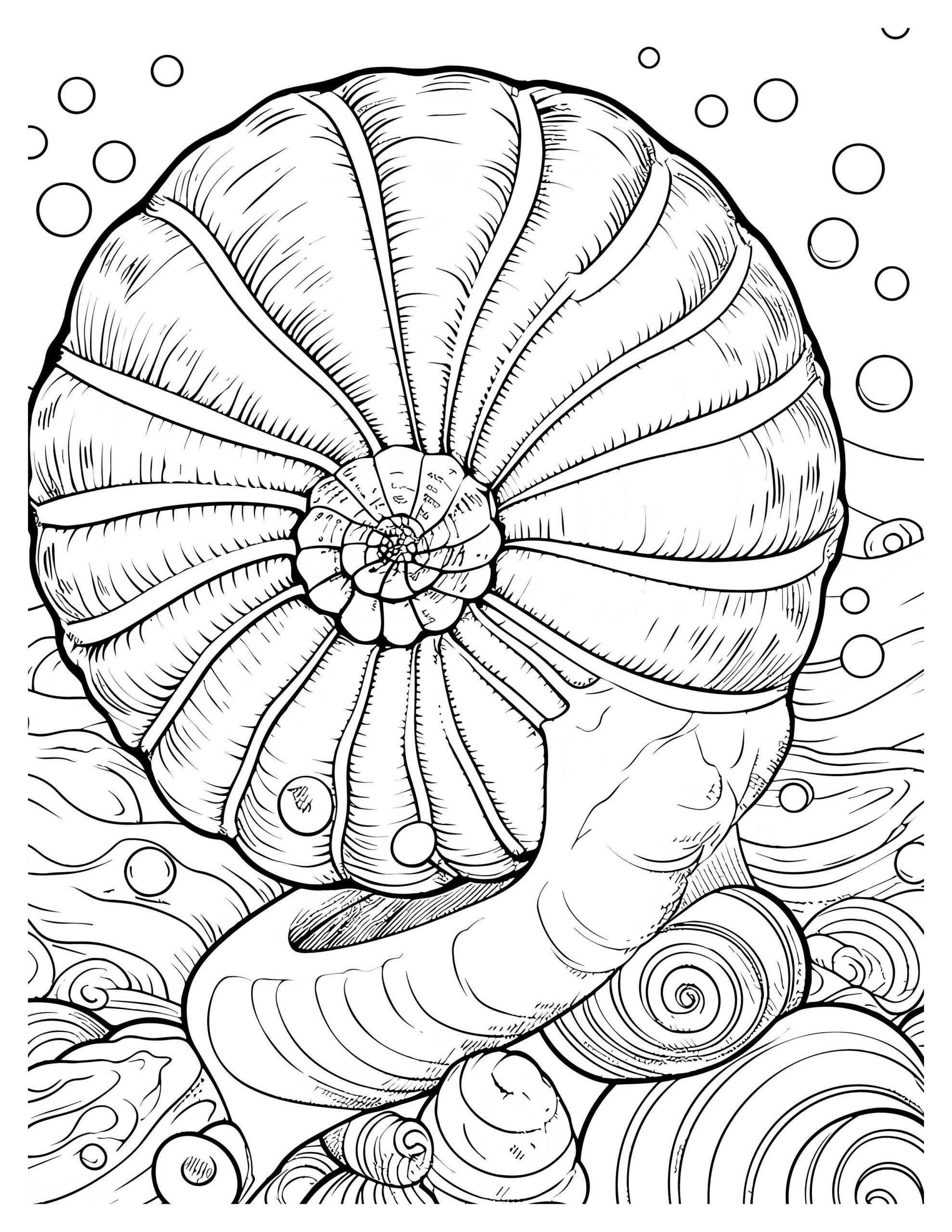 Majestic Oceanic Depths Coloring Pages | Discover The Mysteries