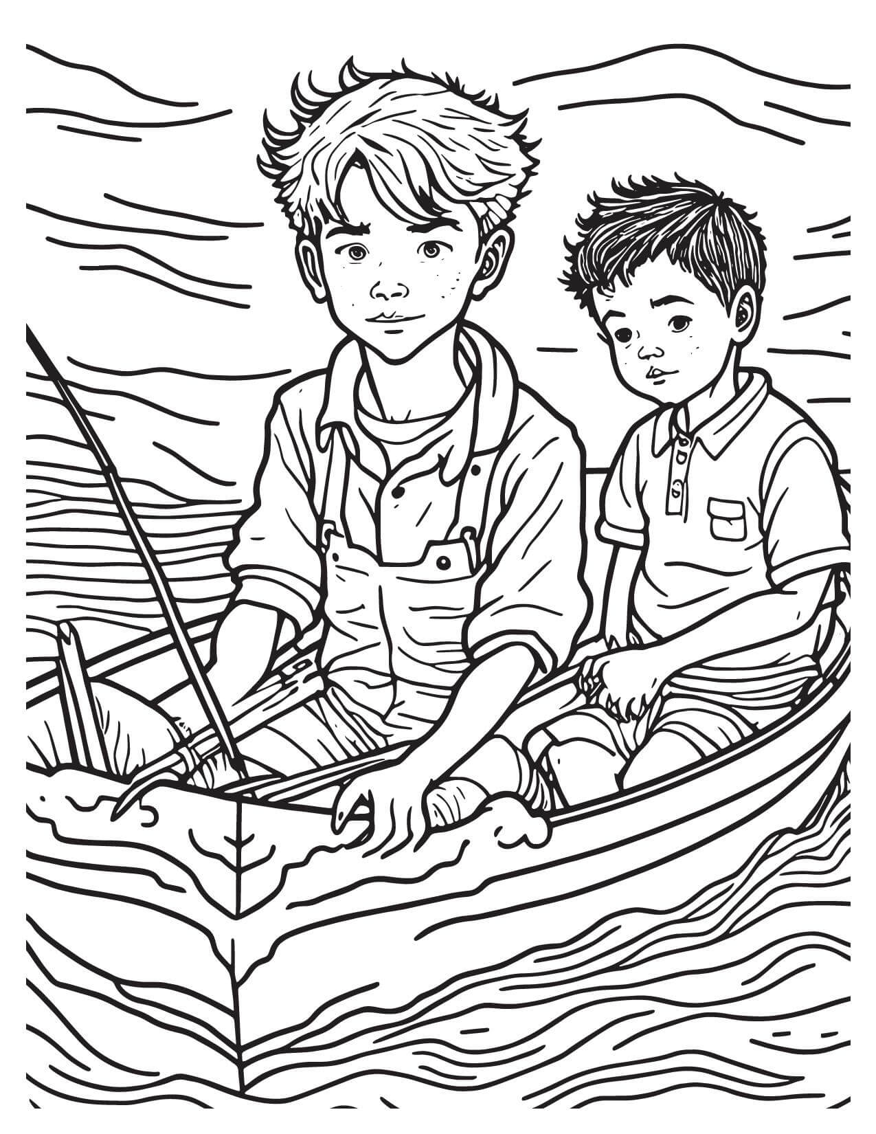 Fishing Coloring Pages | Reel in Fun with Printable Designs