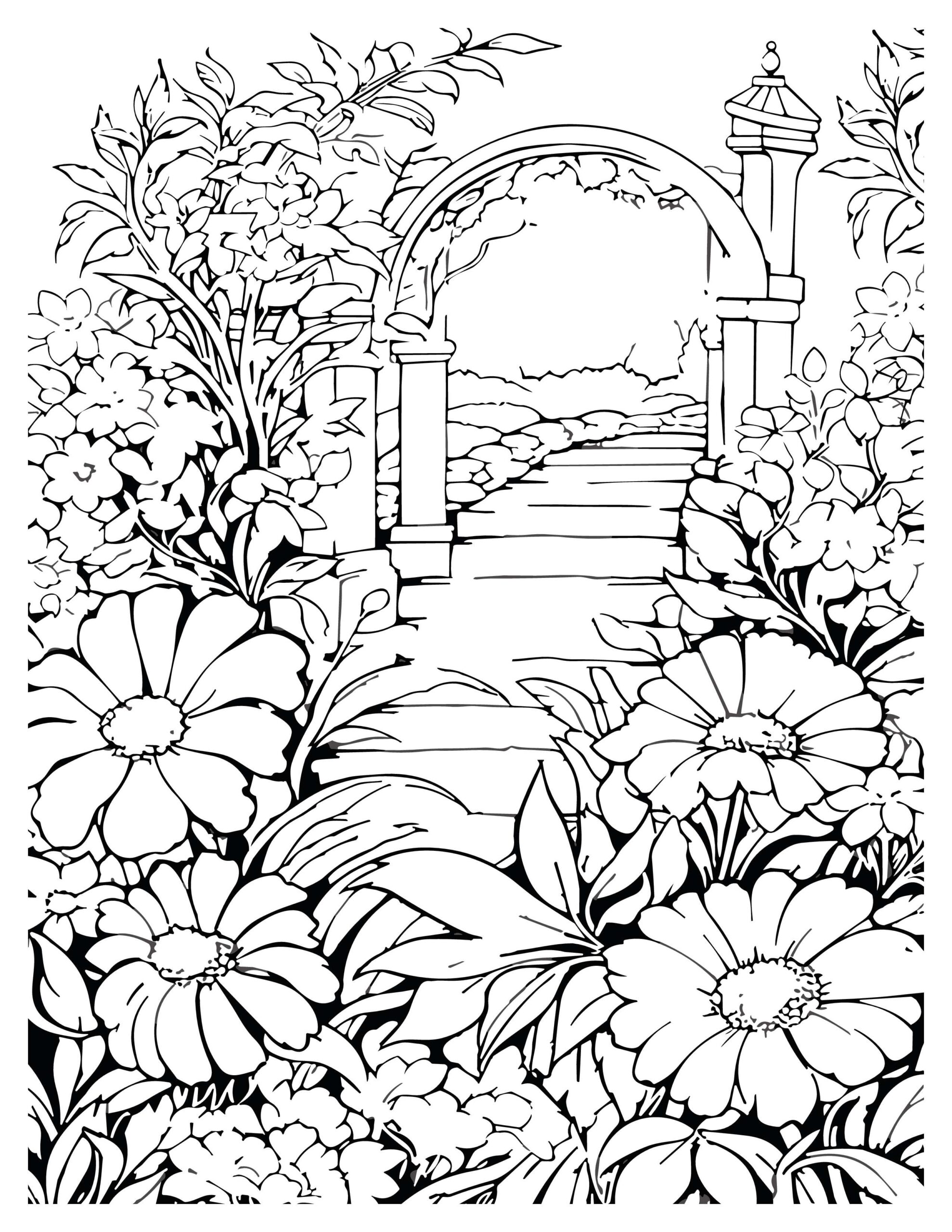 Botanical Wonders Coloring Pages | Discover Nature's Beauty