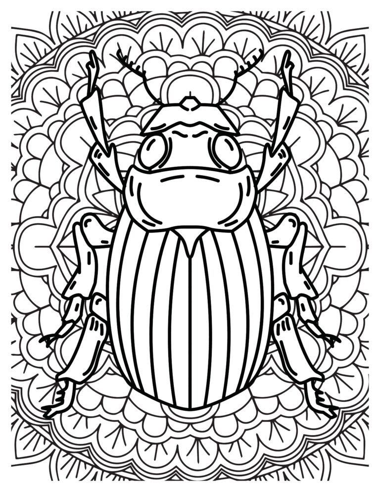 Insect Coloring Pages: Dive into Detail