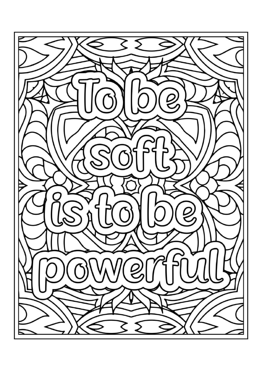 Inspirational Quote Coloring Pages | Relaxation and Motivation