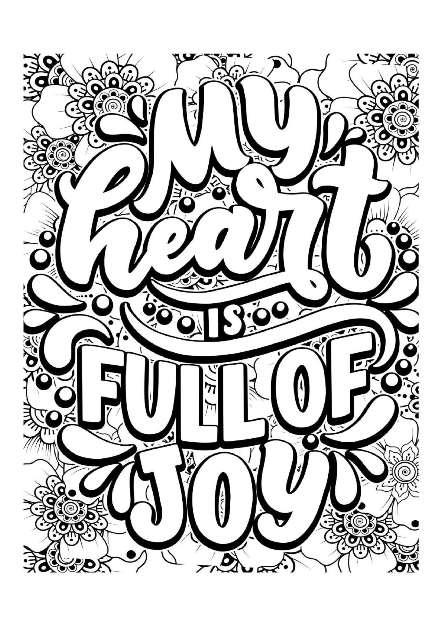 Inspirational Quote Coloring Pages | Relaxation and Motivation