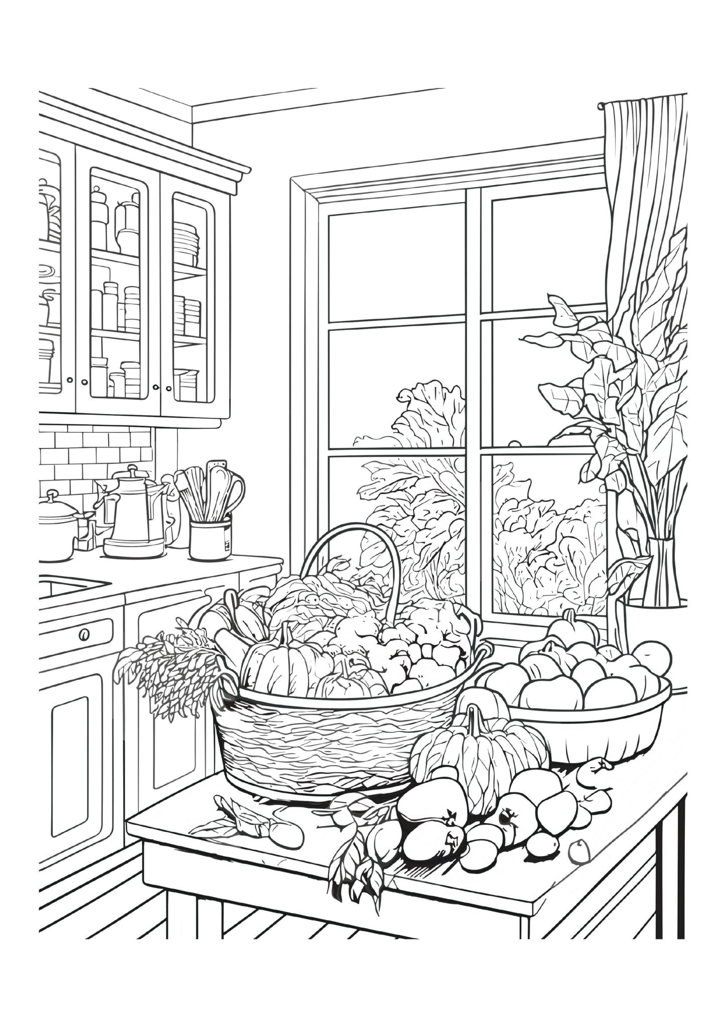 Blissful Scenes Coloring Pages: Serenity in Every Stroke