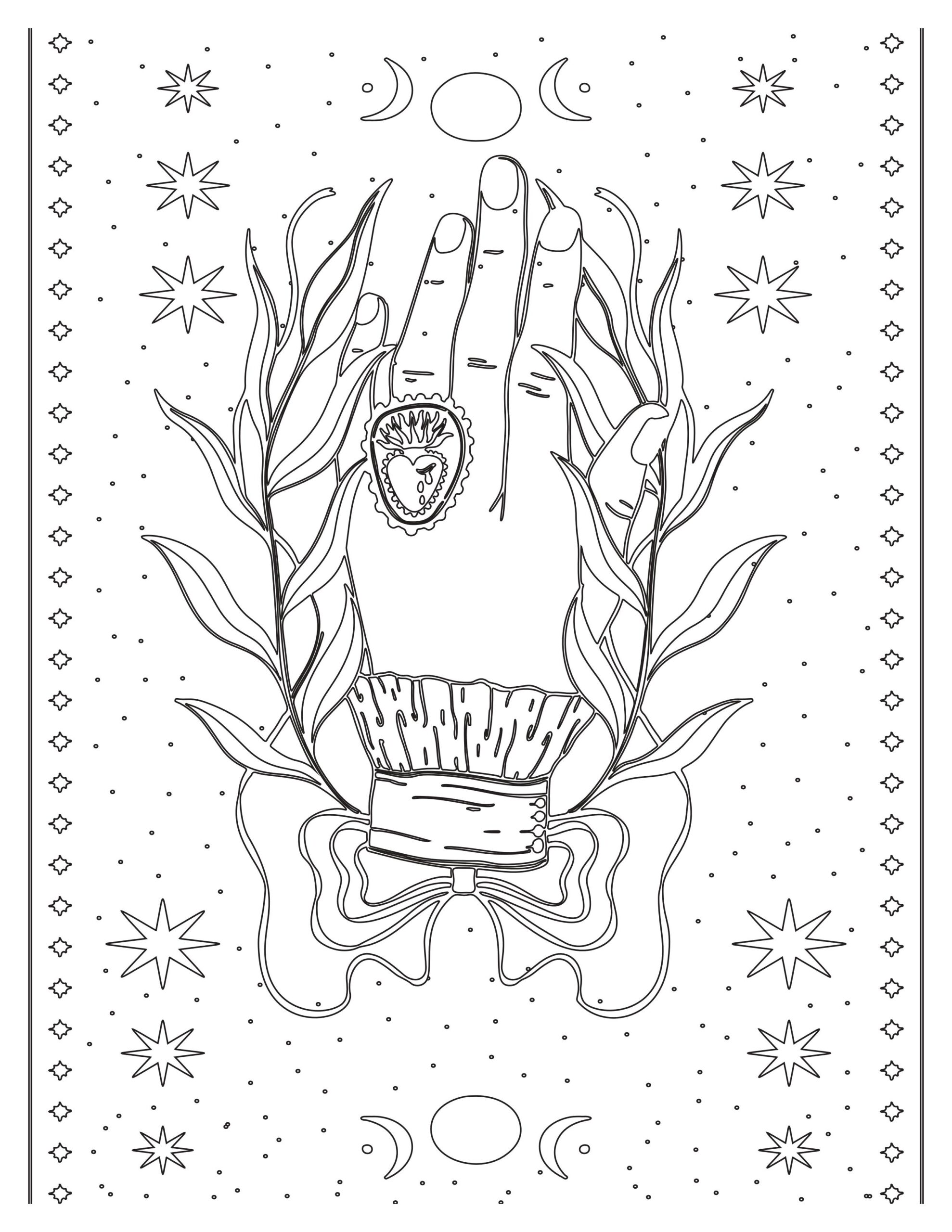 Tarot Magic Coloring Pages I Explore Mystical Worlds Tarot Magic Coloring Pages I Explore Mystical Worlds
