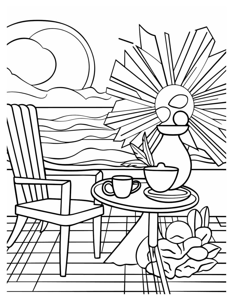 Fun In The Sun Coloring Pages: Brighten Your Day