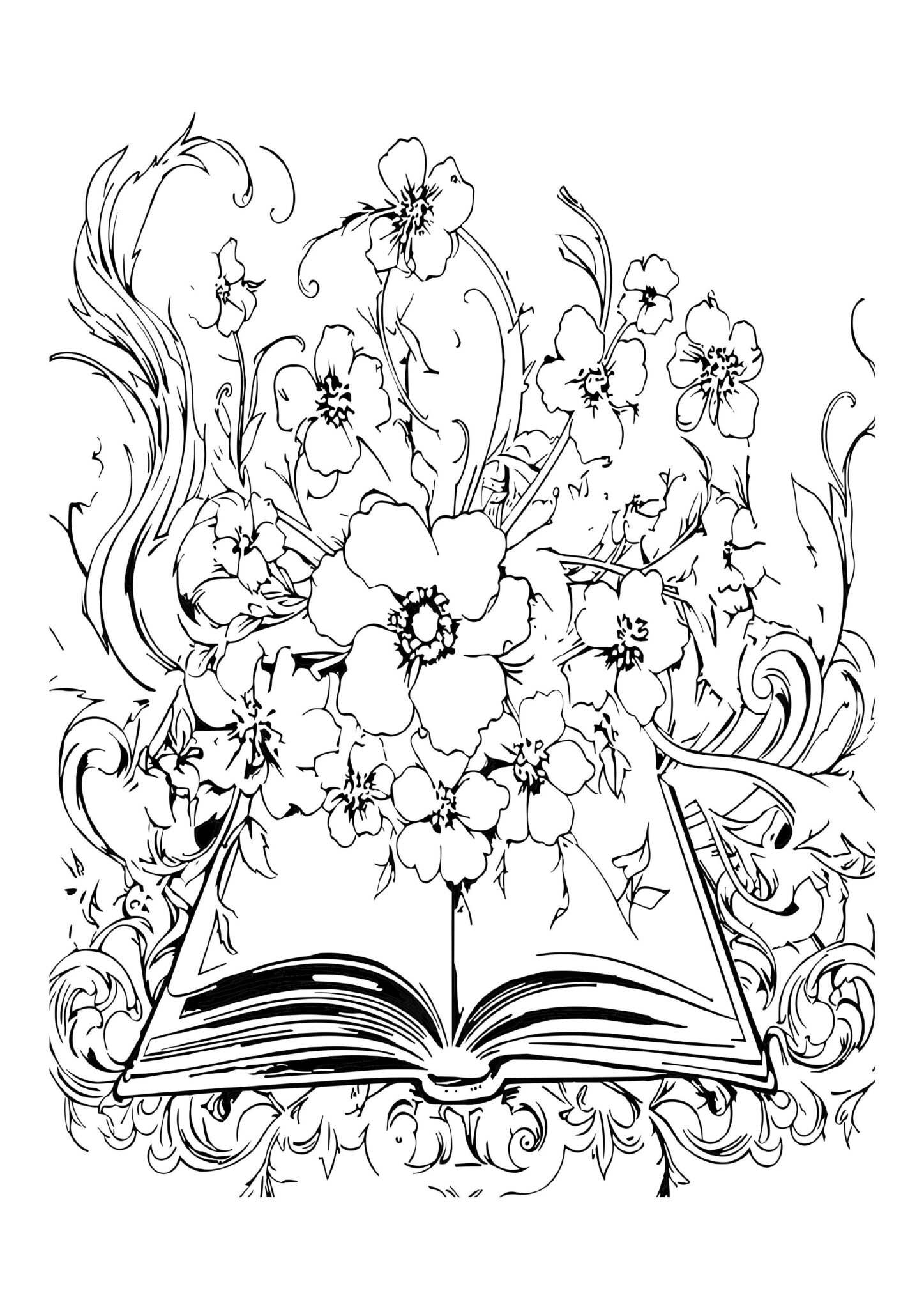 Enchanting Book of Spells Coloring Pages I Cast your Creativity