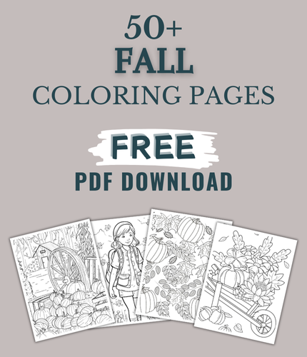 Fall Coloring Pages Printable
