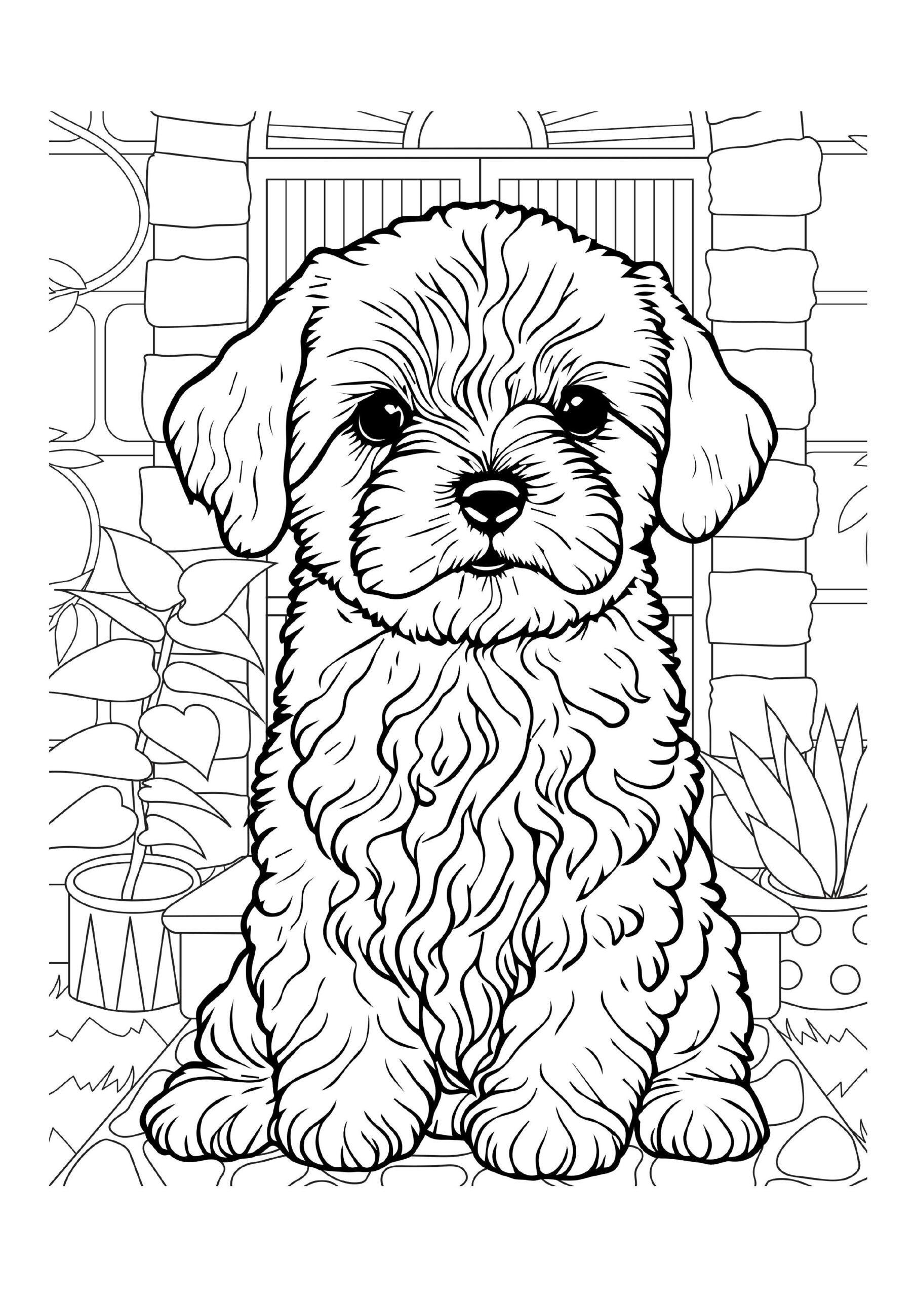 Cute Puppy Coloring Pages I Free and Adorable Printables
