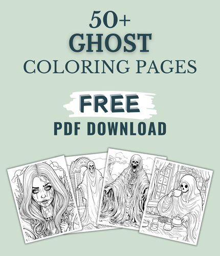 Ghost Coloring Pages