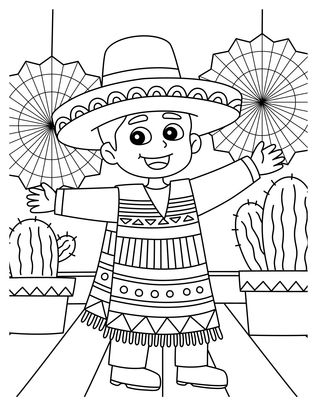 Mexico Coloring Pages Fun & Educational Printable Sheets